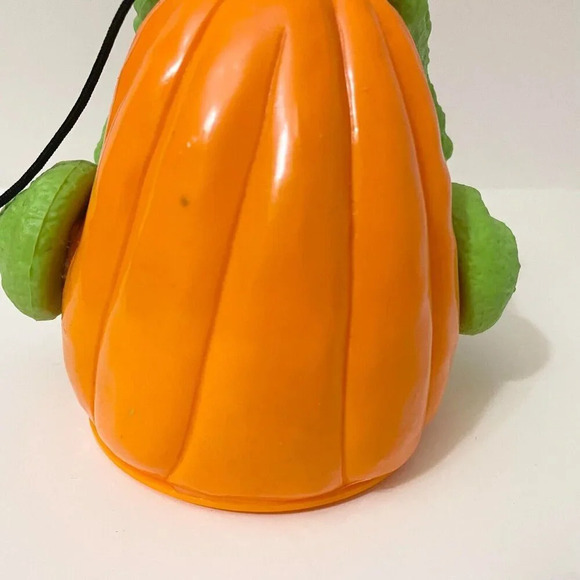 Vtg 90s Animated Shakin Mutant Pumpkin Lights Up 6 Inch Tall Halloween Decor - Picture 6 of 16